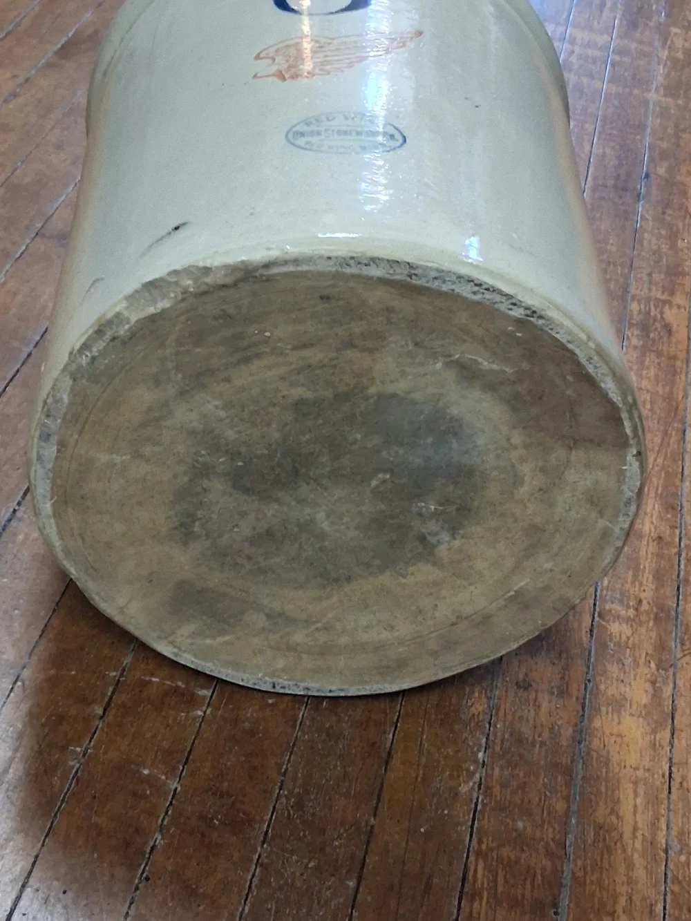 6-Gallon Stoneware Red Wing Crock